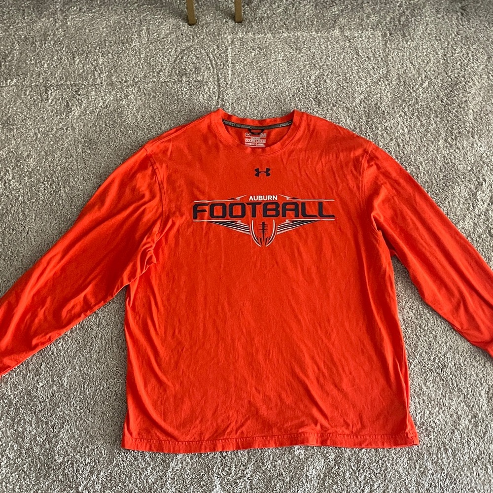 Under Armour Men's Bright Orange Long Sleeve Tee